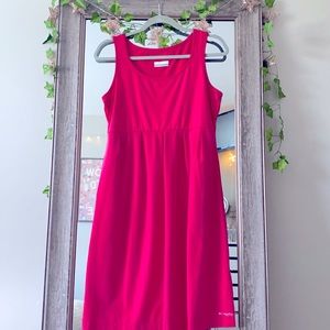 Columbia Women's Midi Dress in Vibrant Pink